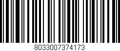 Código de barras (EAN, GTIN, SKU, ISBN): '8033007374173'
