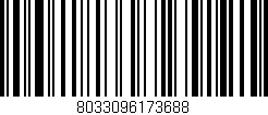 Código de barras (EAN, GTIN, SKU, ISBN): '8033096173688'