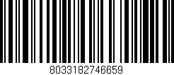 Código de barras (EAN, GTIN, SKU, ISBN): '8033182746659'