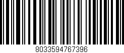 Código de barras (EAN, GTIN, SKU, ISBN): '8033594767396'