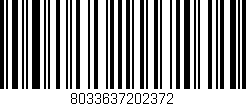 Código de barras (EAN, GTIN, SKU, ISBN): '8033637202372'