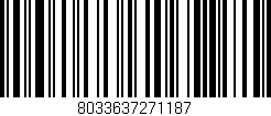 Código de barras (EAN, GTIN, SKU, ISBN): '8033637271187'