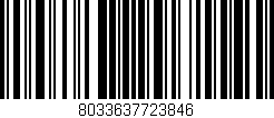 Código de barras (EAN, GTIN, SKU, ISBN): '8033637723846'