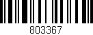 Código de barras (EAN, GTIN, SKU, ISBN): '803367'
