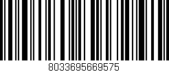 Código de barras (EAN, GTIN, SKU, ISBN): '8033695669575'