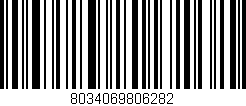 Código de barras (EAN, GTIN, SKU, ISBN): '8034069806282'
