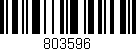 Código de barras (EAN, GTIN, SKU, ISBN): '803596'