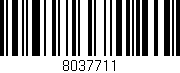 Código de barras (EAN, GTIN, SKU, ISBN): '8037711'