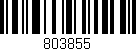 Código de barras (EAN, GTIN, SKU, ISBN): '803855'