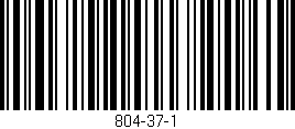 Código de barras (EAN, GTIN, SKU, ISBN): '804-37-1'