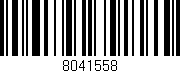 Código de barras (EAN, GTIN, SKU, ISBN): '8041558'