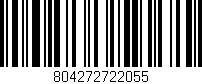 Código de barras (EAN, GTIN, SKU, ISBN): '804272722055'
