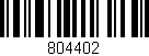 Código de barras (EAN, GTIN, SKU, ISBN): '804402'