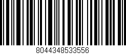 Código de barras (EAN, GTIN, SKU, ISBN): '8044348533556'