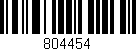 Código de barras (EAN, GTIN, SKU, ISBN): '804454'