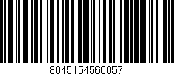 Código de barras (EAN, GTIN, SKU, ISBN): '8045154560057'