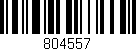 Código de barras (EAN, GTIN, SKU, ISBN): '804557'