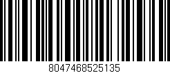 Código de barras (EAN, GTIN, SKU, ISBN): '8047468525135'