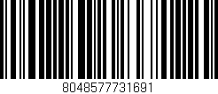 Código de barras (EAN, GTIN, SKU, ISBN): '8048577731691'