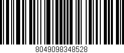 Código de barras (EAN, GTIN, SKU, ISBN): '8049098348528'