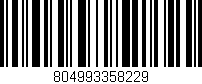 Código de barras (EAN, GTIN, SKU, ISBN): '804993358229'