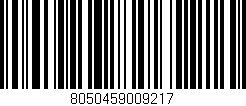 Código de barras (EAN, GTIN, SKU, ISBN): '8050459009217'