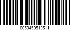 Código de barras (EAN, GTIN, SKU, ISBN): '8050459518511'