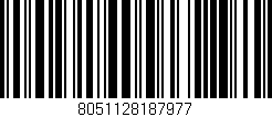 Código de barras (EAN, GTIN, SKU, ISBN): '8051128187977'