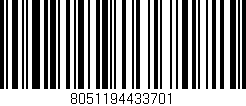 Código de barras (EAN, GTIN, SKU, ISBN): '8051194433701'