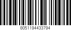 Código de barras (EAN, GTIN, SKU, ISBN): '8051194433794'