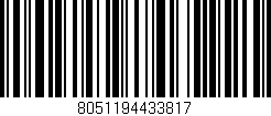 Código de barras (EAN, GTIN, SKU, ISBN): '8051194433817'