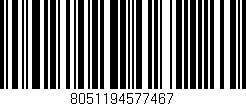 Código de barras (EAN, GTIN, SKU, ISBN): '8051194577467'
