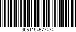 Código de barras (EAN, GTIN, SKU, ISBN): '8051194577474'