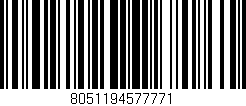Código de barras (EAN, GTIN, SKU, ISBN): '8051194577771'