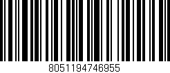 Código de barras (EAN, GTIN, SKU, ISBN): '8051194746955'