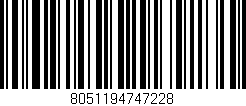 Código de barras (EAN, GTIN, SKU, ISBN): '8051194747228'