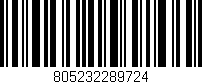 Código de barras (EAN, GTIN, SKU, ISBN): '805232289724'