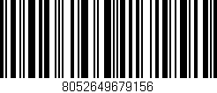 Código de barras (EAN, GTIN, SKU, ISBN): '8052649679156'