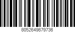 Código de barras (EAN, GTIN, SKU, ISBN): '8052649679736'