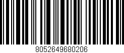 Código de barras (EAN, GTIN, SKU, ISBN): '8052649680206'