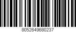 Código de barras (EAN, GTIN, SKU, ISBN): '8052649680237'