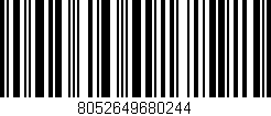 Código de barras (EAN, GTIN, SKU, ISBN): '8052649680244'