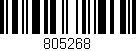 Código de barras (EAN, GTIN, SKU, ISBN): '805268'