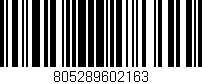 Código de barras (EAN, GTIN, SKU, ISBN): '805289602163'