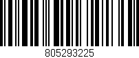 Código de barras (EAN, GTIN, SKU, ISBN): '805293225'