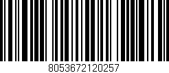 Código de barras (EAN, GTIN, SKU, ISBN): '8053672120257'