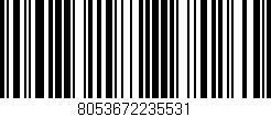 Código de barras (EAN, GTIN, SKU, ISBN): '8053672235531'