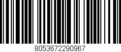 Código de barras (EAN, GTIN, SKU, ISBN): '8053672290967'