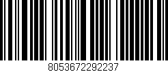 Código de barras (EAN, GTIN, SKU, ISBN): '8053672292237'