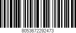 Código de barras (EAN, GTIN, SKU, ISBN): '8053672292473'